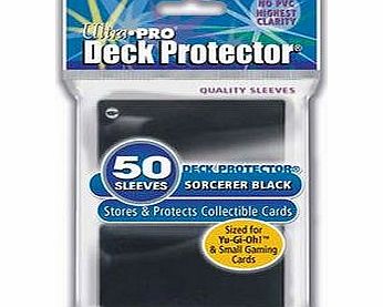 Yu Gi Oh Ultra Pro Deck Protectors - Sorcerer Black - Sized for Yugioh [Toy] [Toy]